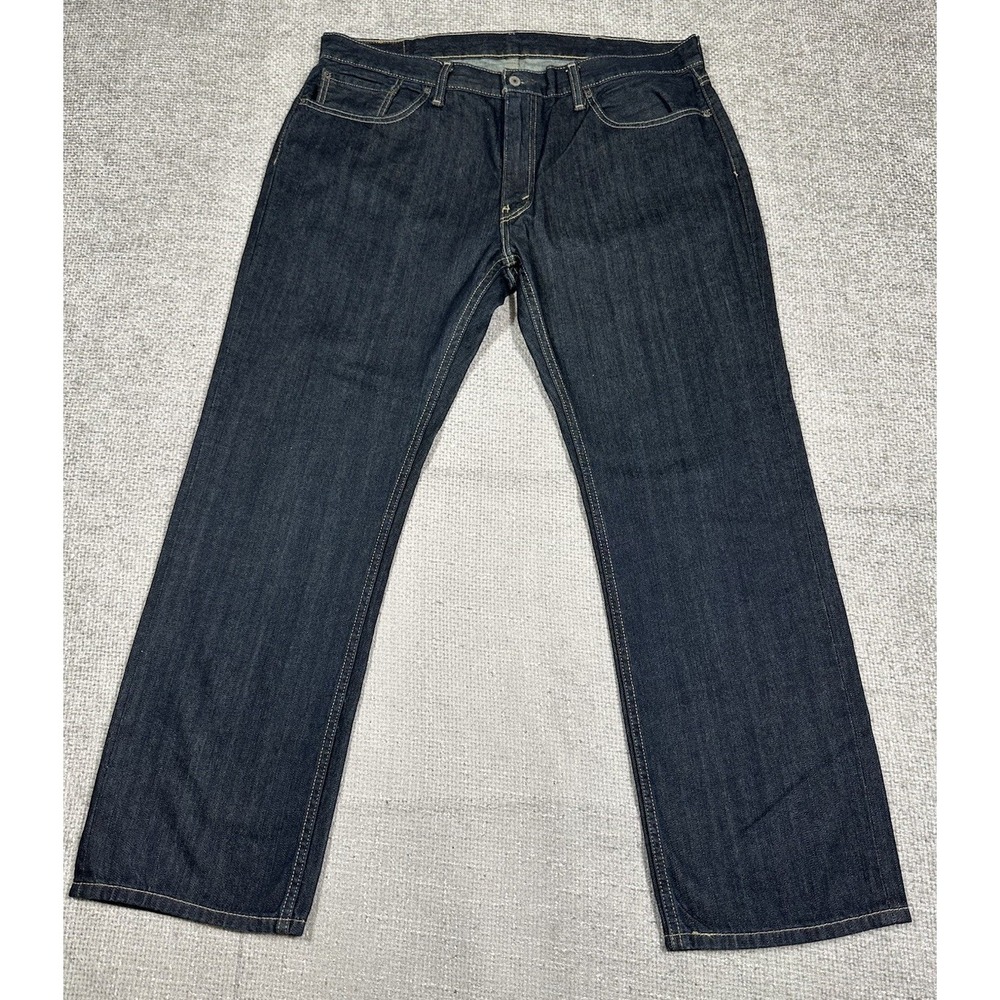 Levis 559 Jeans Mens 38x31.5 Blue Dark Wash Relaxed Straight‎ Leg